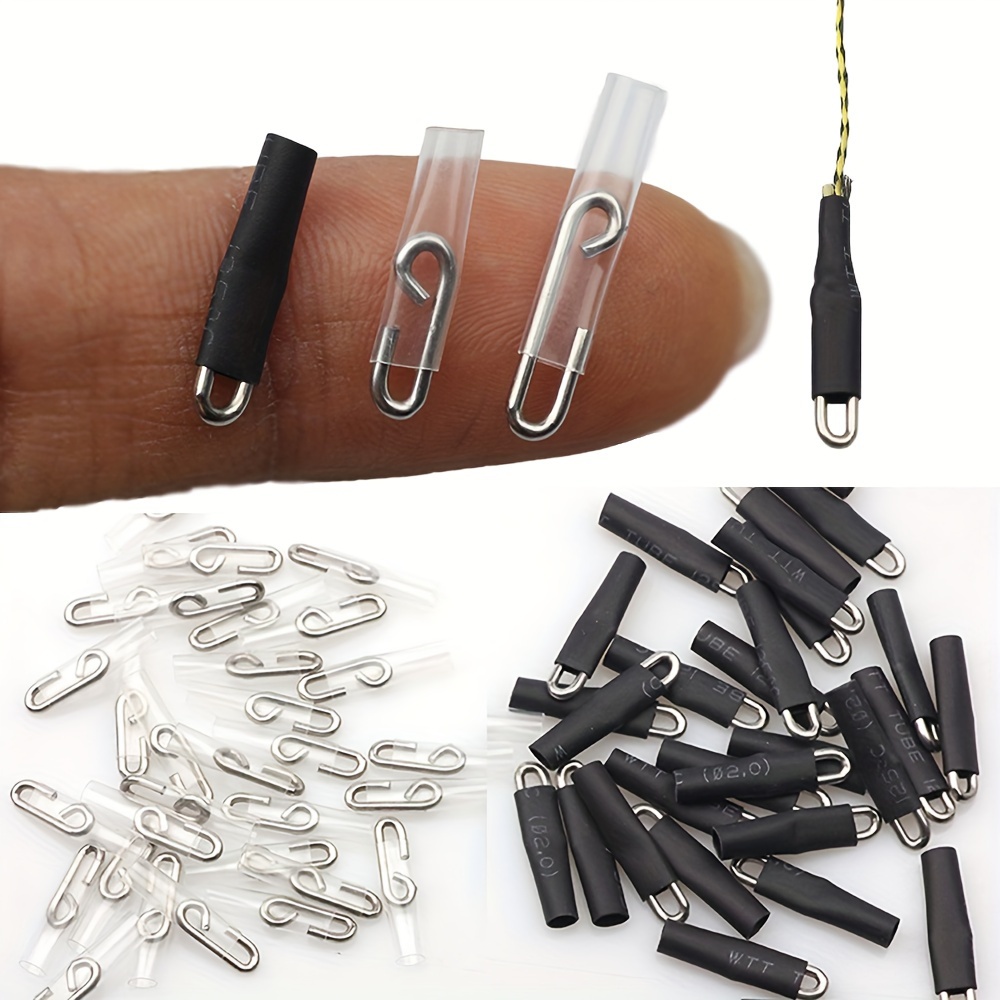 Eight Shaped Swivel Ring Pin Fishing Line Hook Connector Sea - Temu