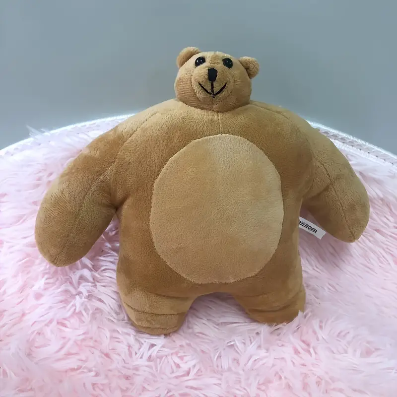Adorable Small Head Bear Doll Kawaii Plush Toy Pillow - Temu