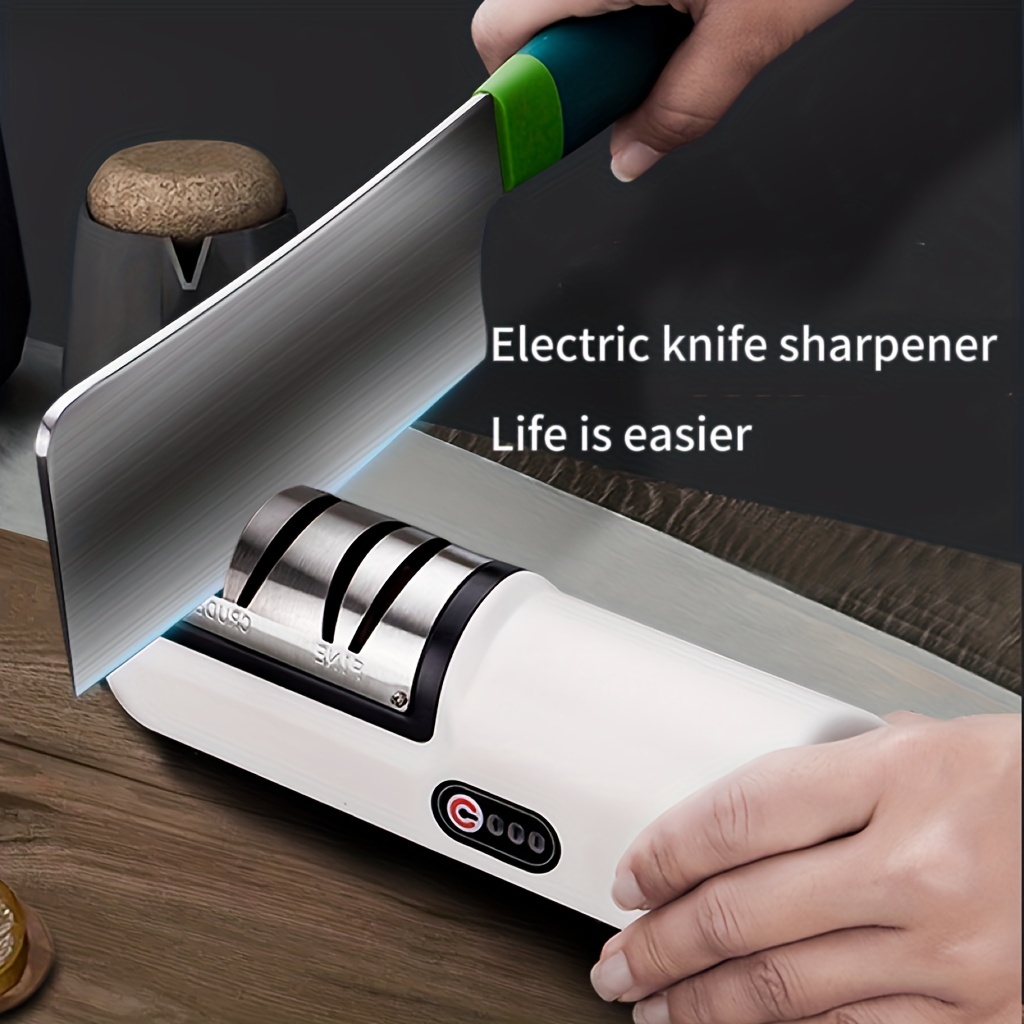 Sharpeners 10w electric Knife Sharpener Multi Functional - Temu