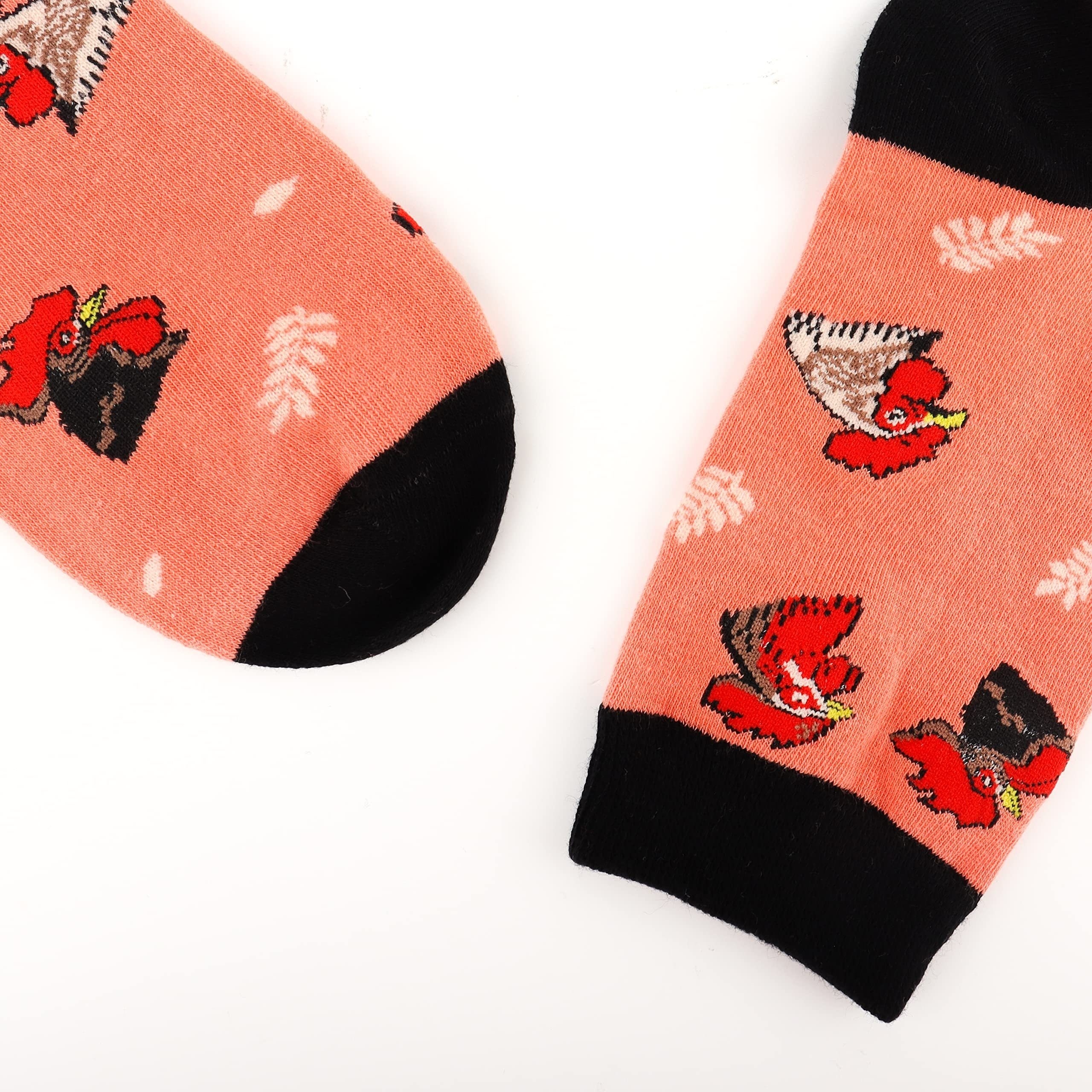 5pairs Paw Print Ankle Socks Silly Socks for Women Funky Socks Funny Socks