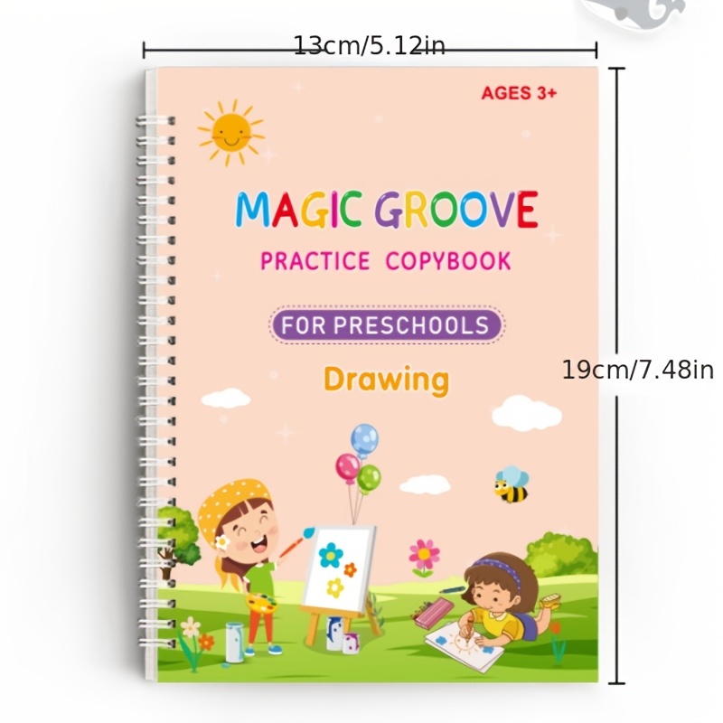 Magic Reusable Practice Copybook For Kids The Print - Temu