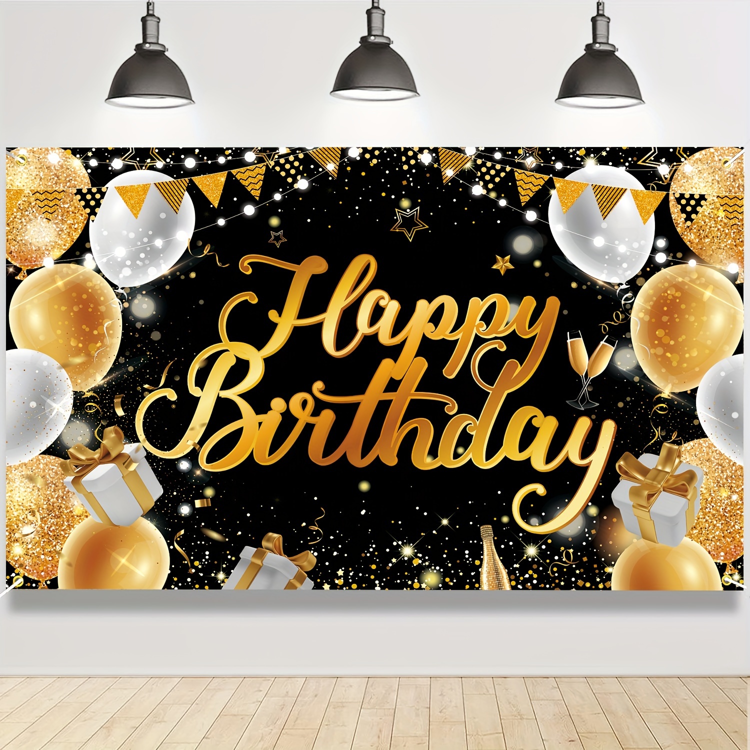 1 pc, joyeux anniversaire toile de fond anniversaire photo décors pour  femmes hommes anniversaire photographie fond, accessoire de vacances