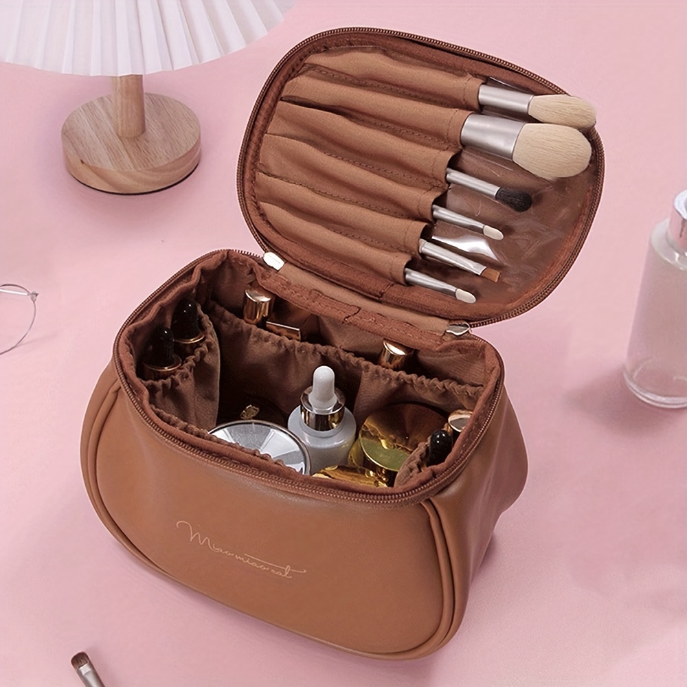 

Pu Candy Cosmetic Bag, Large Capacity Waterproof Multi Functional Hand Travel Storage Toilet Makeup Bag, Toiletry Storage Bag