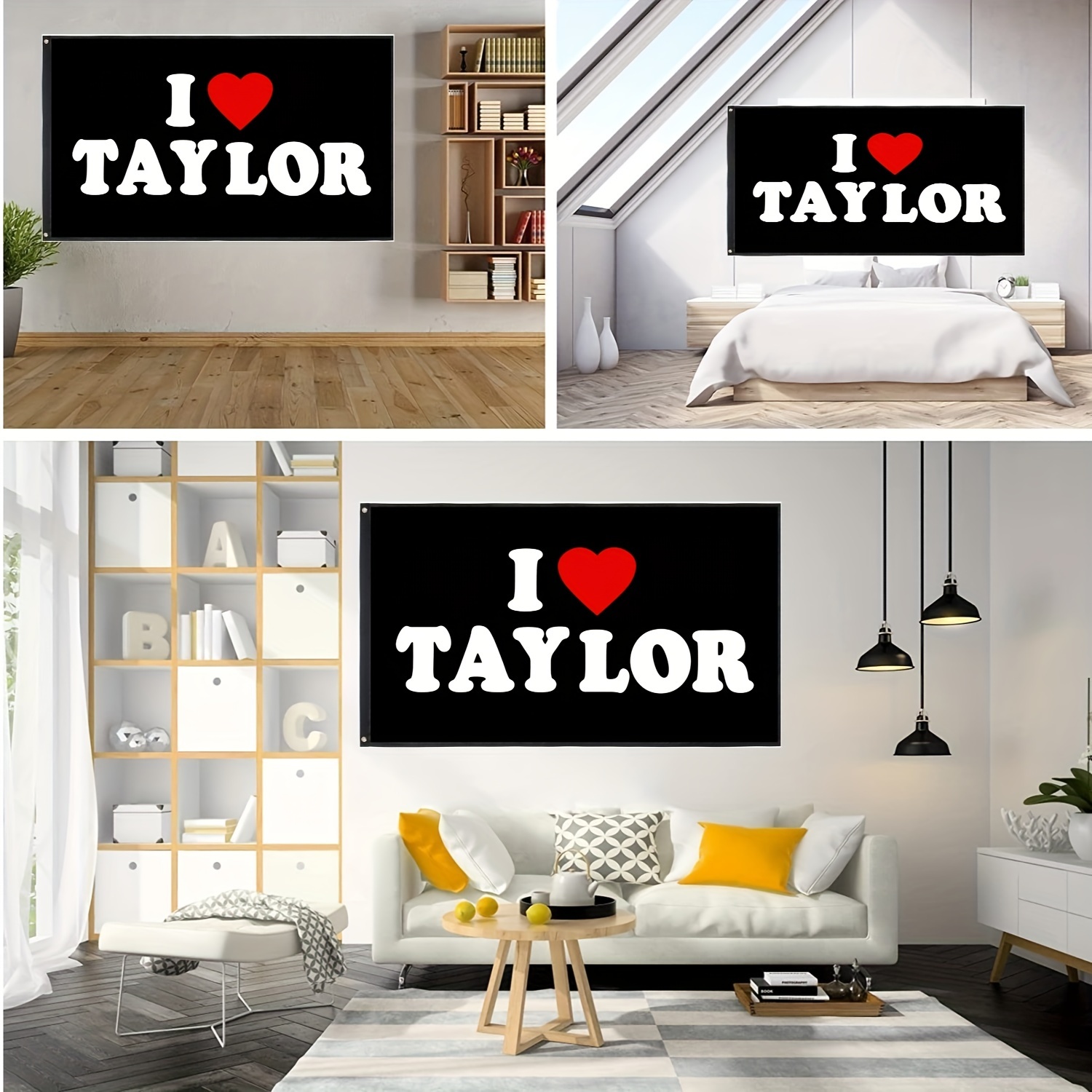 I Love Taylor Flag Taylor Flags For Room College Dorm - Temu