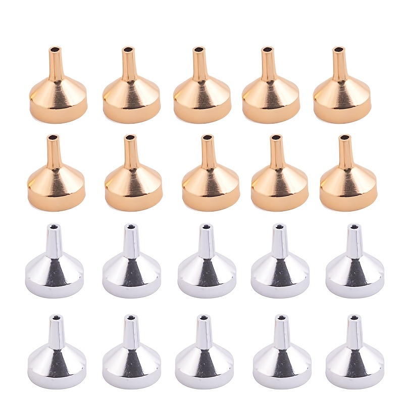 Mini Metal Funnel for Filling Small Bottles Transfer Liquid Refill Perfume Tool