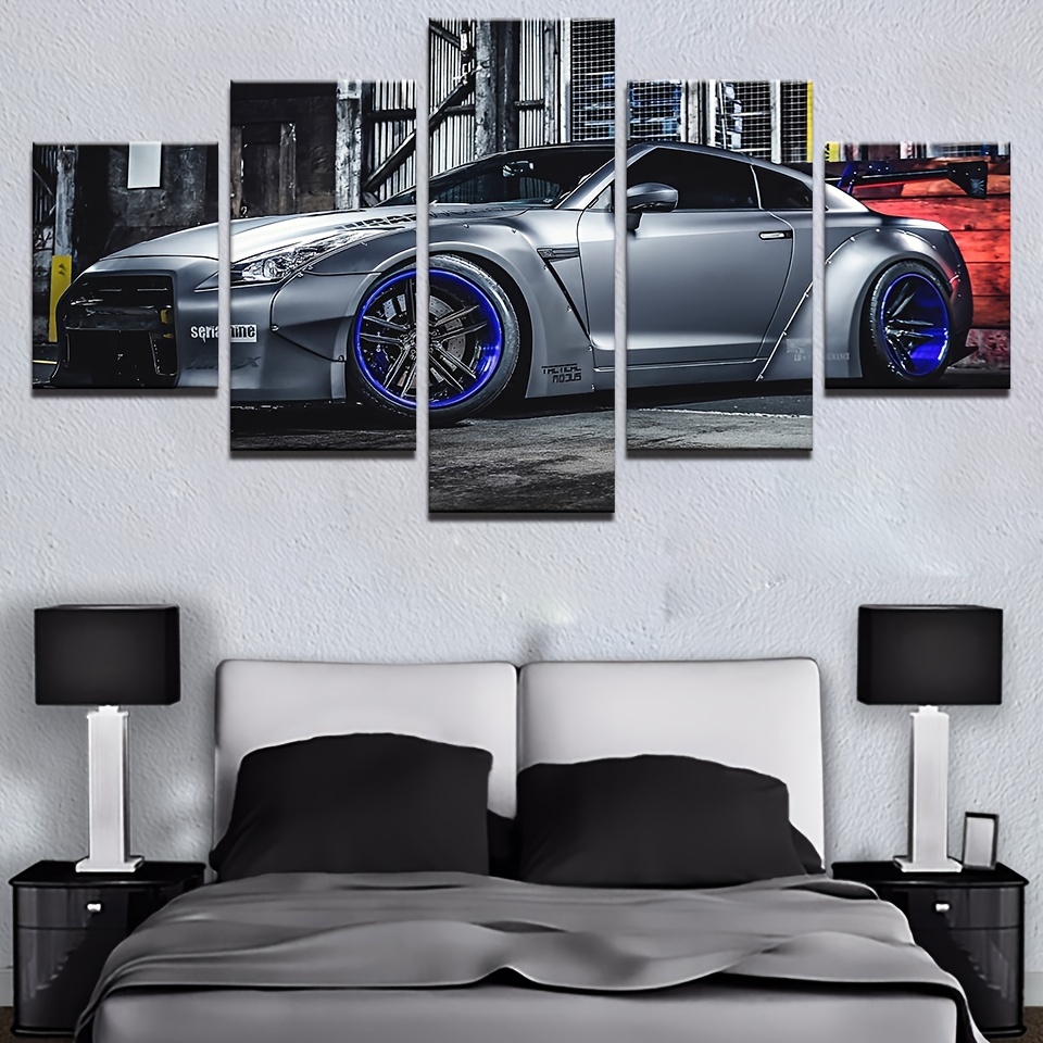 Canvas Poster, Modern Art, Sports Car R35 Poster, Ideal Gift For ...