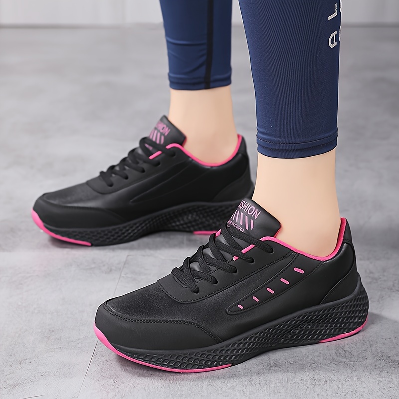 Zapatillas Deportivas Cordones Plataforma Mujer Zapato - Temu