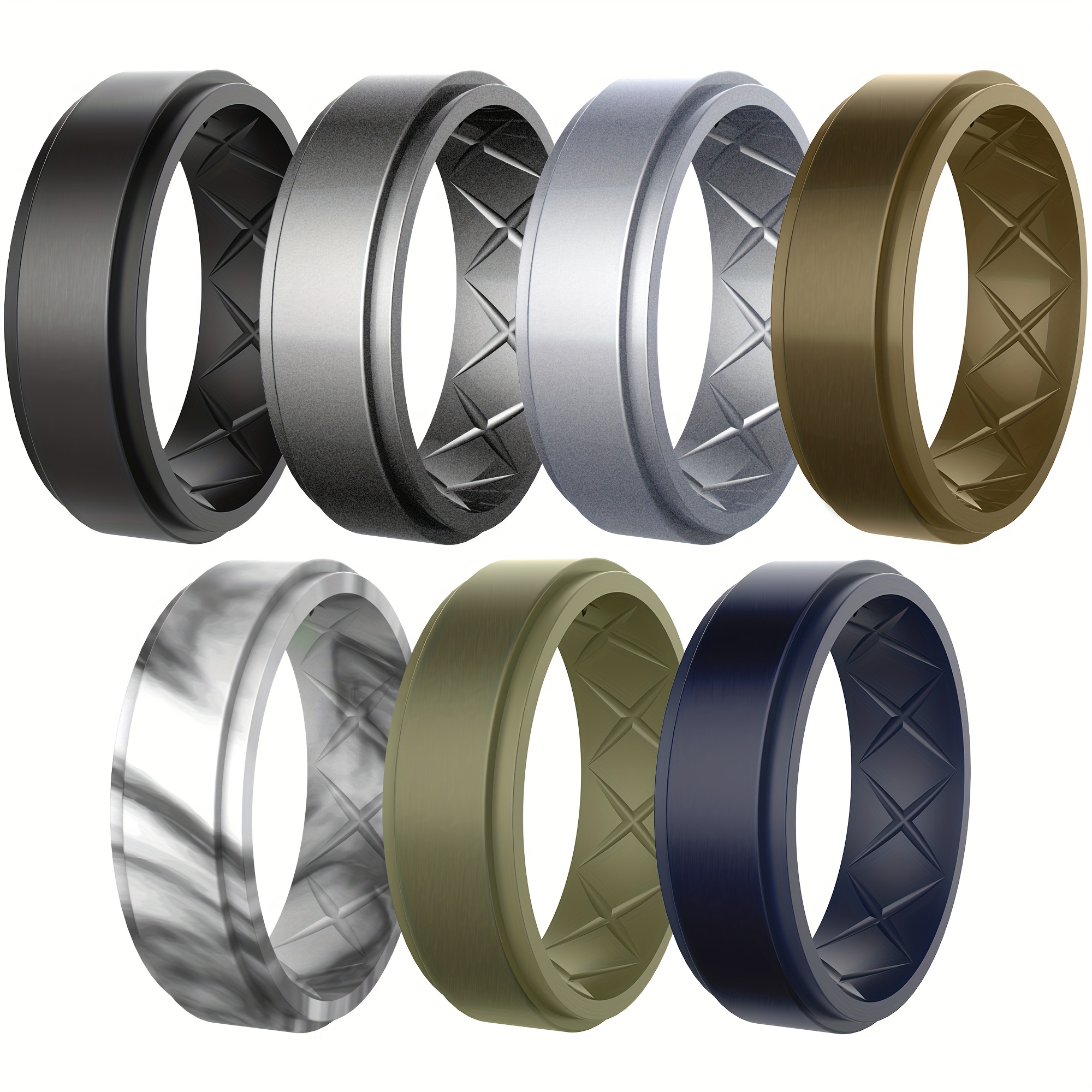 Rubber on sale marriage rings