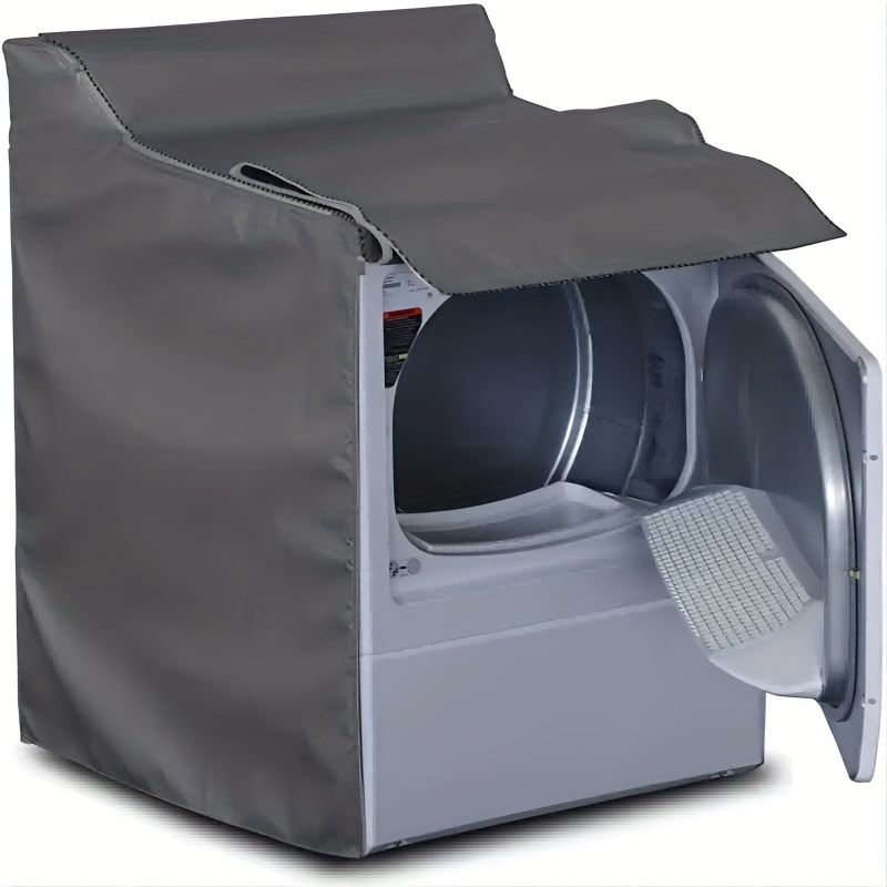 Cubierta para lavadora de carga superior y carga frontal, cubierta de  secadora con diseño de cremallera para un fácil uso, impermeable, a prueba  de