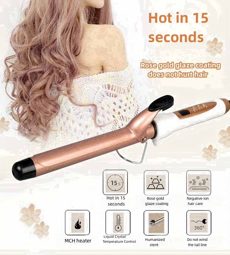 Electric curling outlet iron