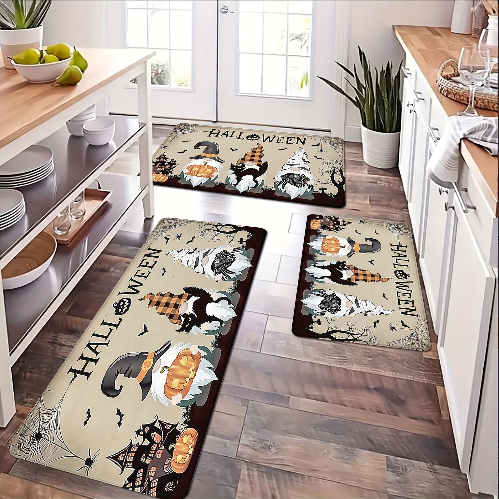 TRUEDAYS Halloween Decor Black Cat Bath Mat for Bathroom, Cute Halloween  Decoration Animal Cat Bathroom Rug Non Slip Cartoon Bath Rug Bathroom Mat