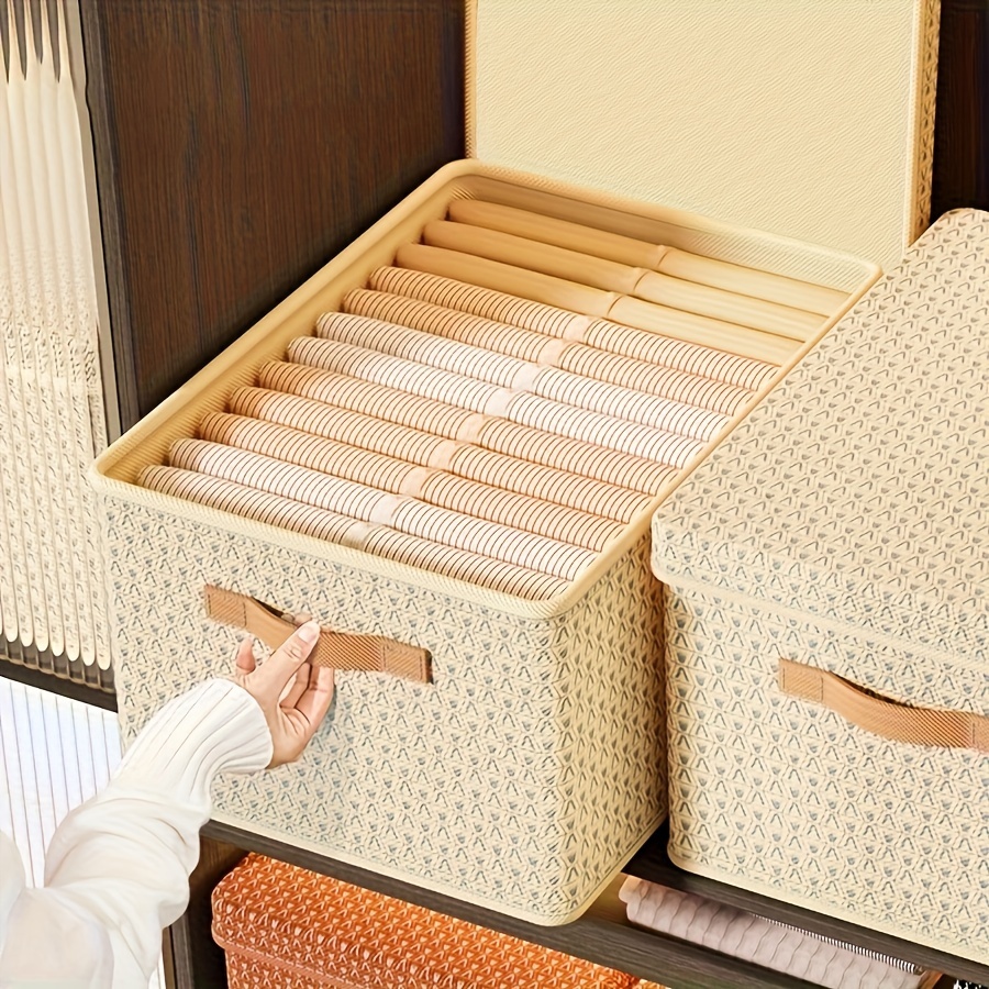 Extra Large Folding Storage Box Household Clothing Storage - Temu