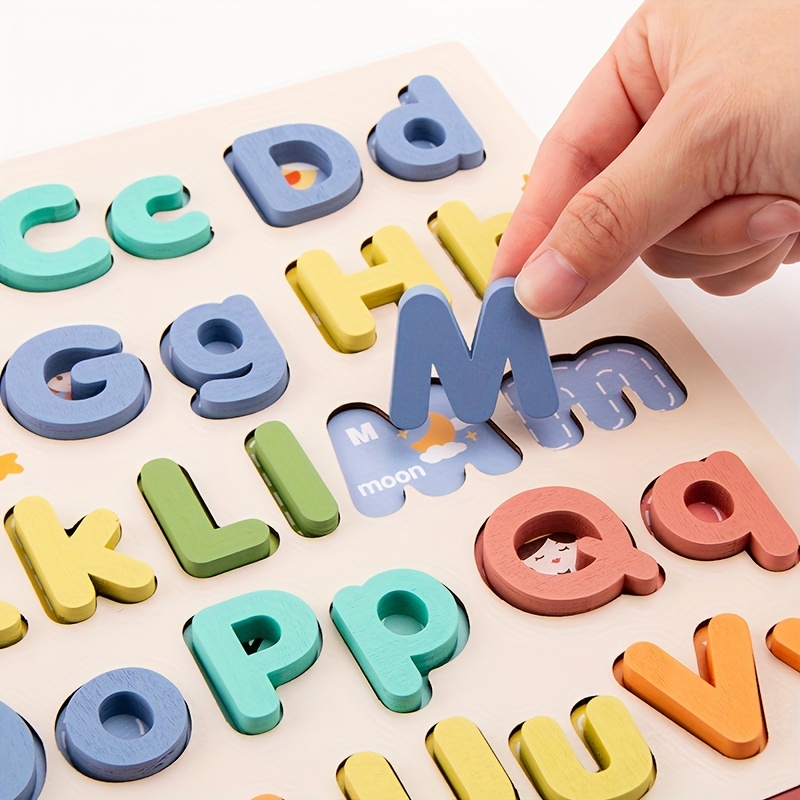 Alphabet Puzzles Abc Alphabet Puzzles Suitable For Toddlers - Temu