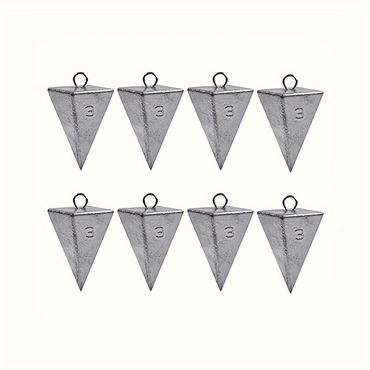 Buy THE WHITE SHOP Pyramid Sinkers Fishing Weights Fishing Sinker,  Saltwater Fishing Weights Sinkers for Saltwater Surf Fishing Gear Tackle  Online at desertcartCyprus