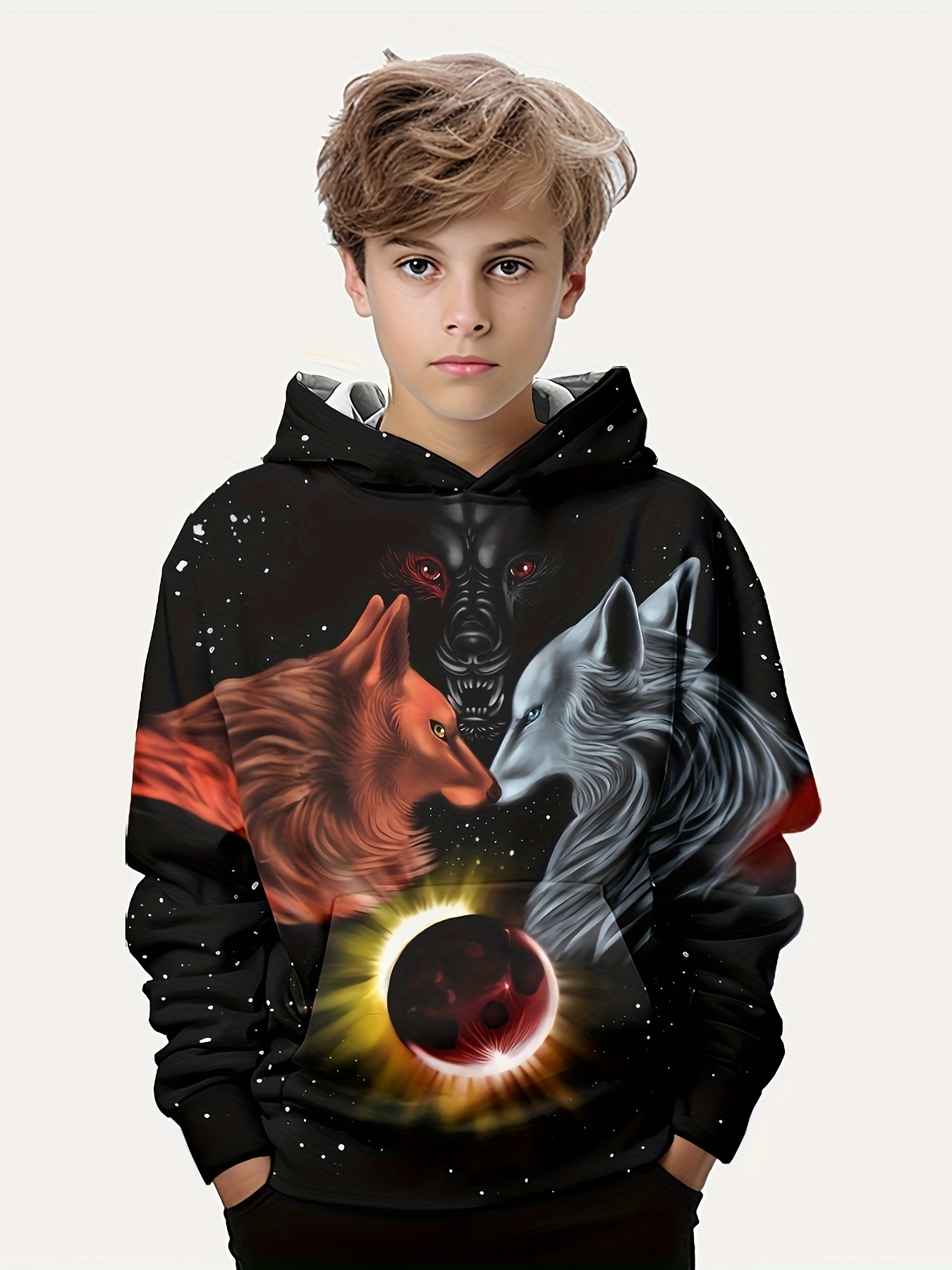 Moletom galaxy hot sale wolf