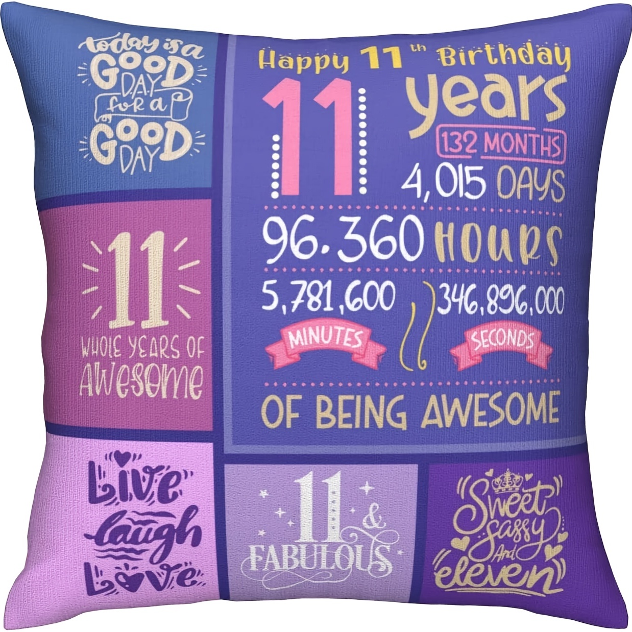 1pc, 11-Year-Old Girl Birthday Gifts Ideas, Birthday Gifts For 11-Year-Old  Girls, 11th Birthday Decorations For Girls, 11 Yr Old Girl Birthday Gifts T