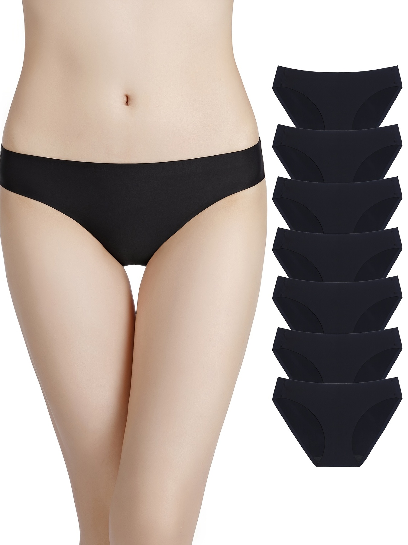 Simple Seamless Bikini Panties Breathable Skin friendly - Temu