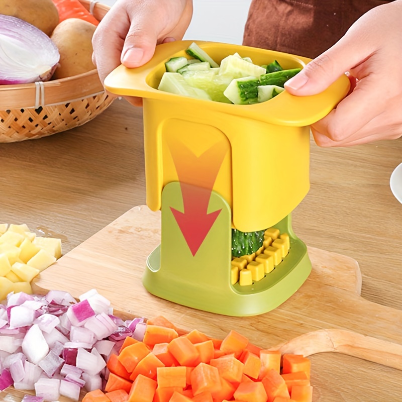 1pc, Vegetable Cutter, Household Manual French Fries Chopper, Vegetable  Cutter For Potato, Potato Chopper, Fruit Chopper, Vegetable Cutting Tools,  Kit