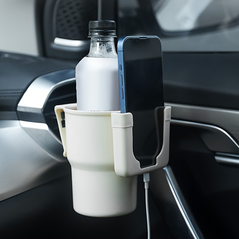 Black Phone Holder Car Multifunctional Cup Holder Water - Temu