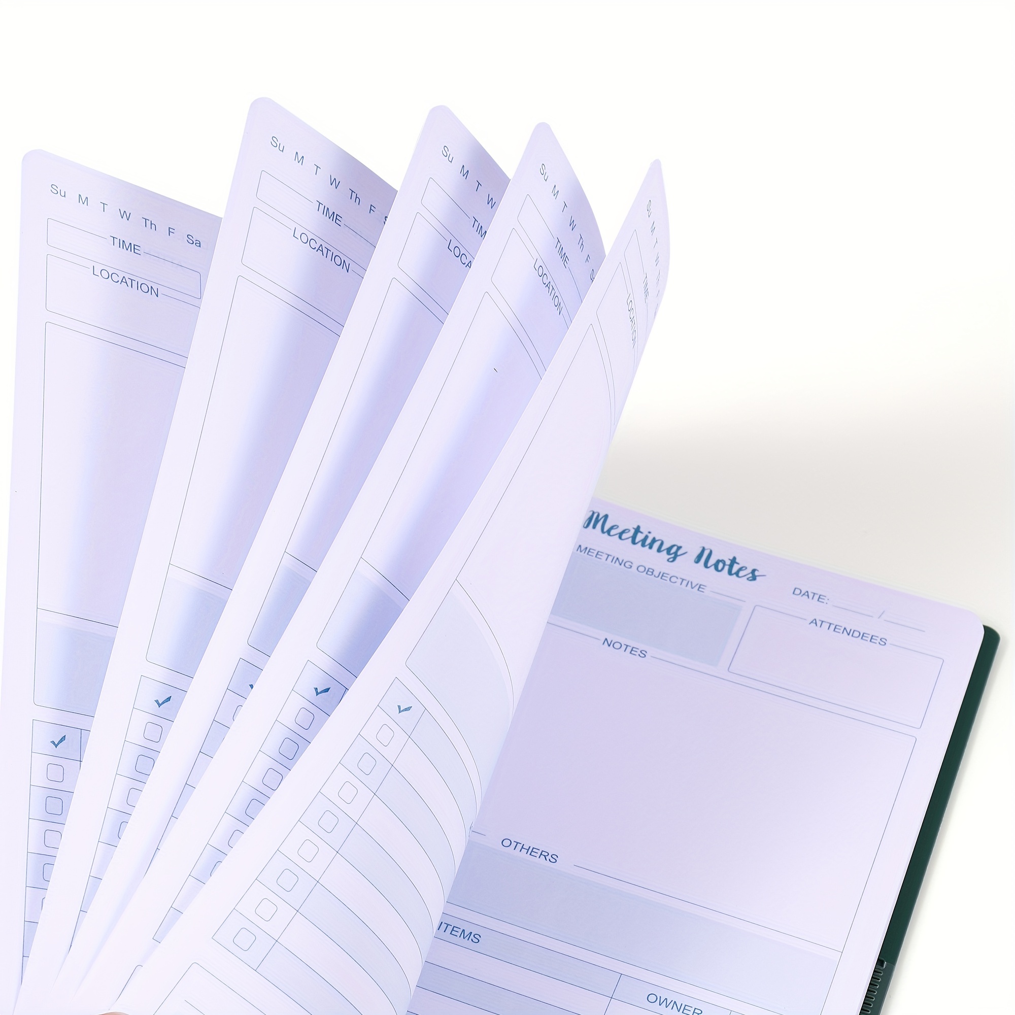 Work Meeting Notebook - Organize & Boost Productivity - Great for Office