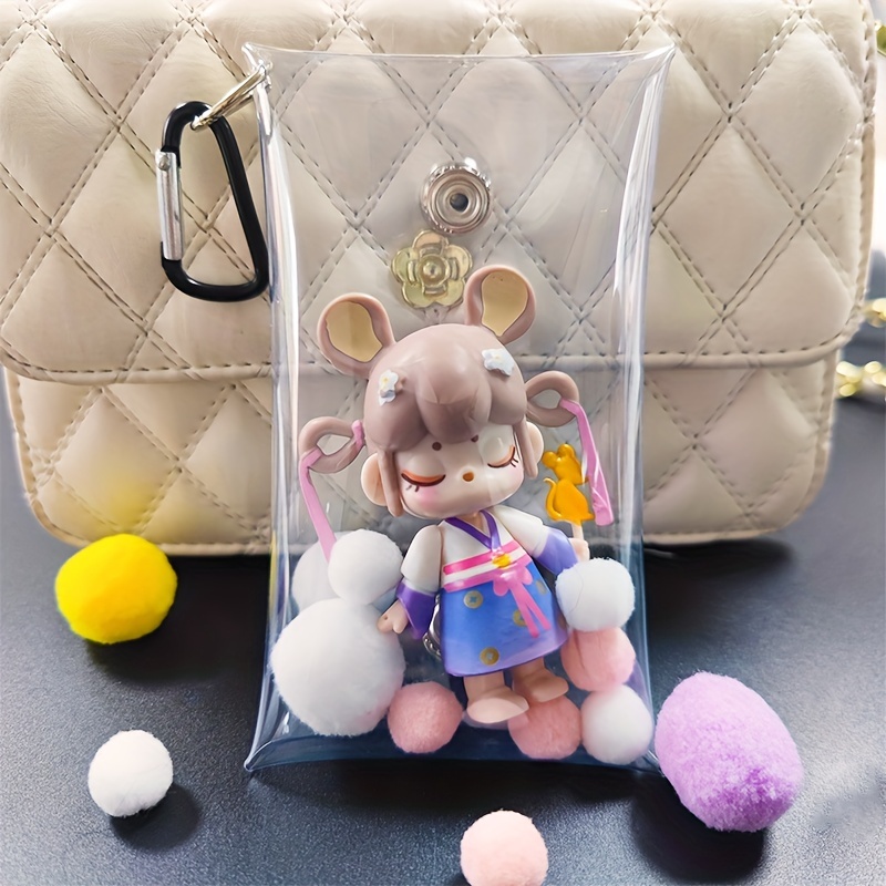 Clear Nendoroid Doll Bag, Transparent Mini doll bag, Kawaii Girl Outdoor  Pouch, clear doll bag