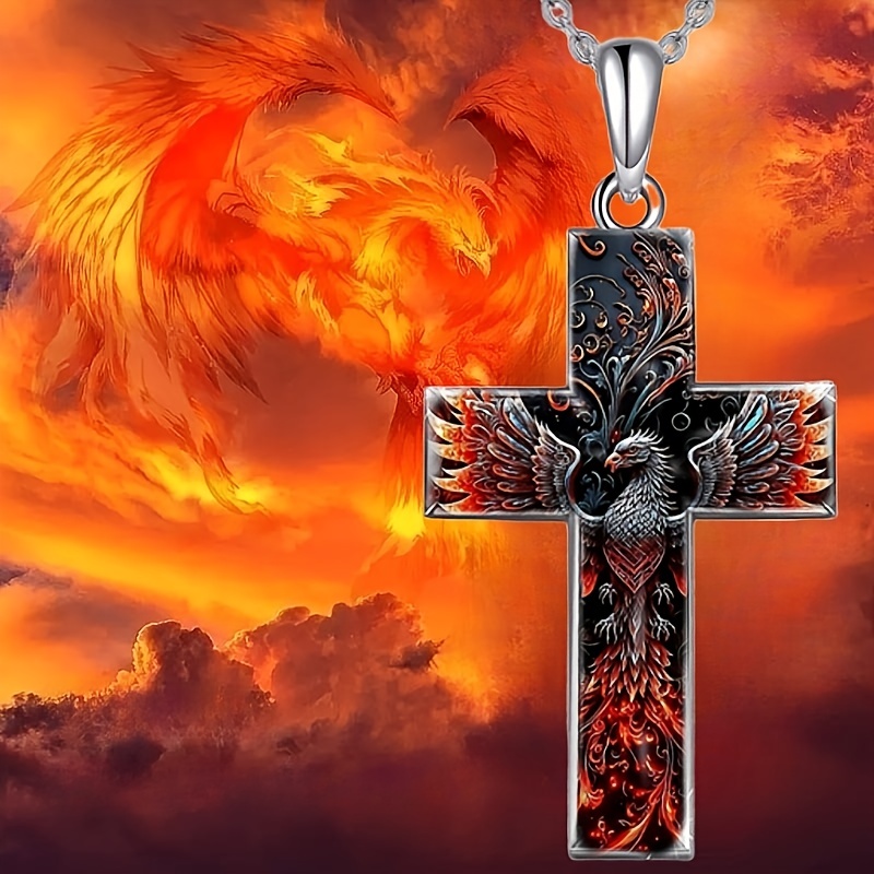 Mens western cross deals necklace