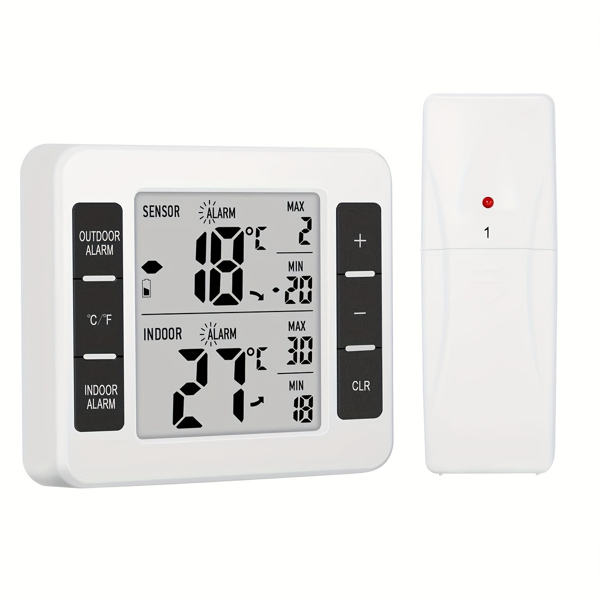 Thermomètre Frigo Avec Alarmes -50/+70°C - Thermomètres de Cuisine