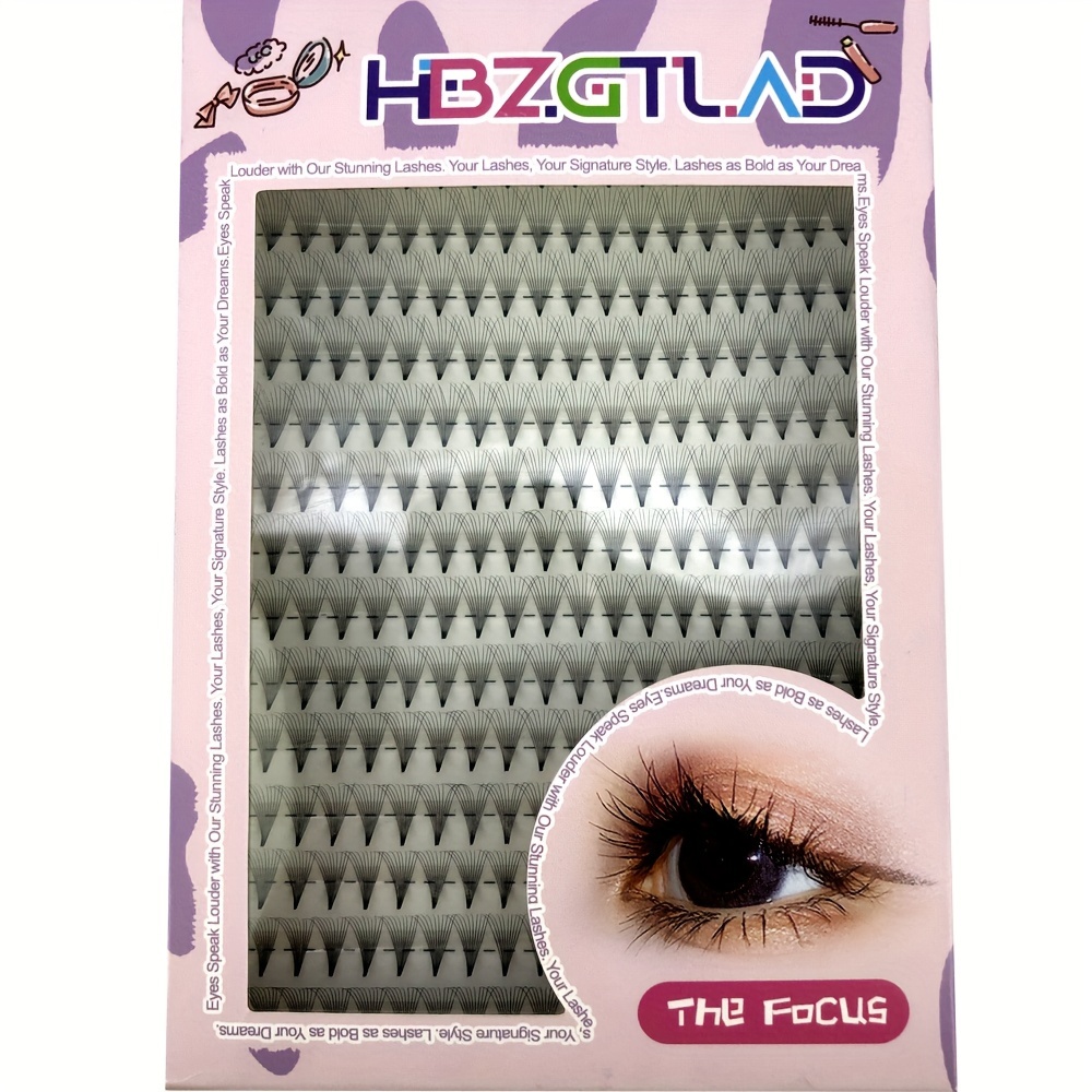 TDANCE Pointy Base Loose Eyelash Extensions, Professional, Medium Stem,  Sharp, Thin, Premade Volume, 500 fãs - AliExpress