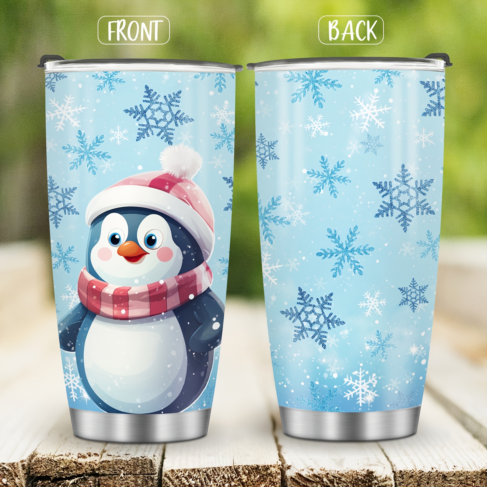 Snowman Christmas - Christmas Holiday Insulated Tumbler Travel Cup