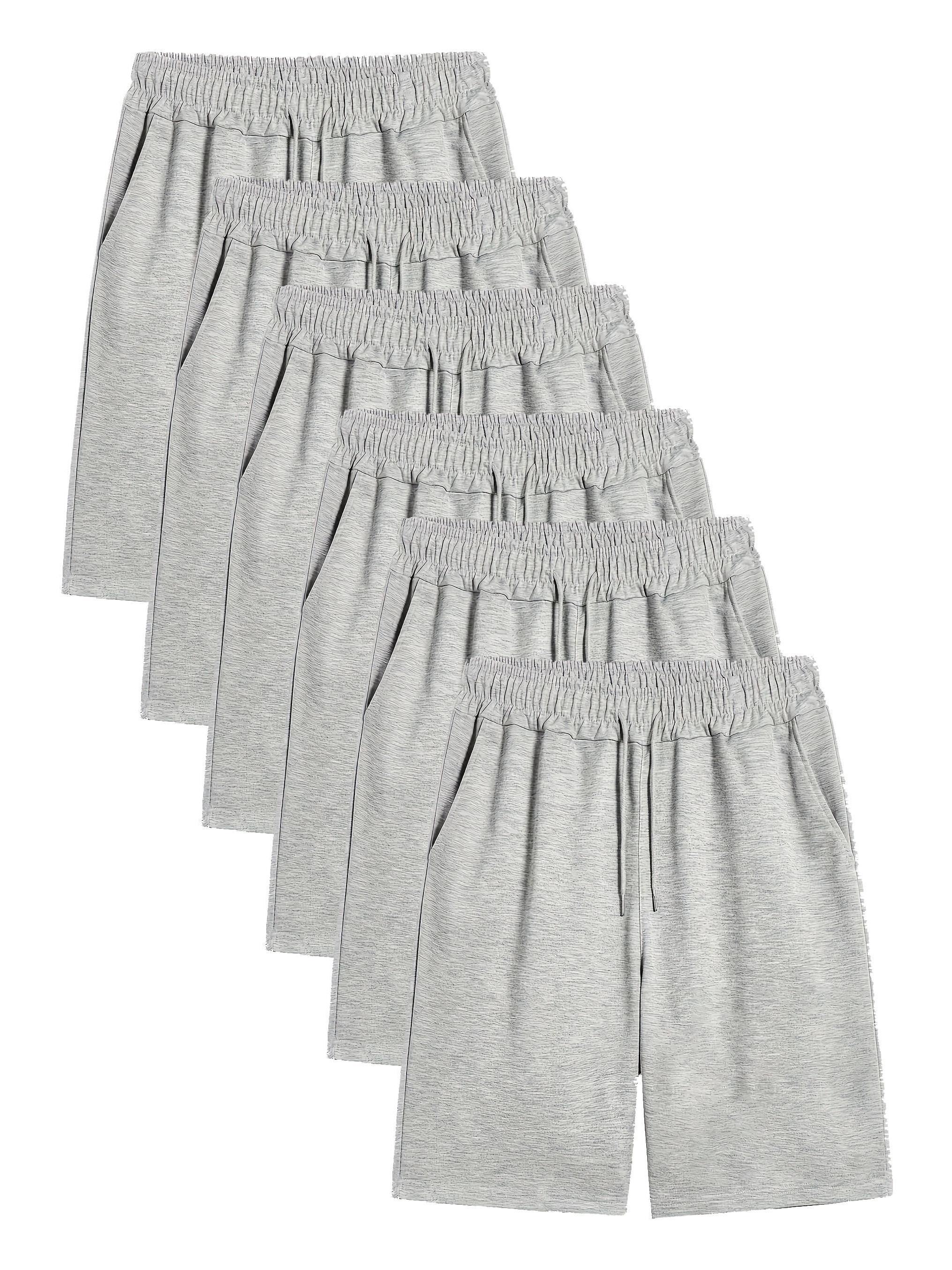 Solid Drawstring Shorts Casual Elastic Waist Versatile - Temu Canada