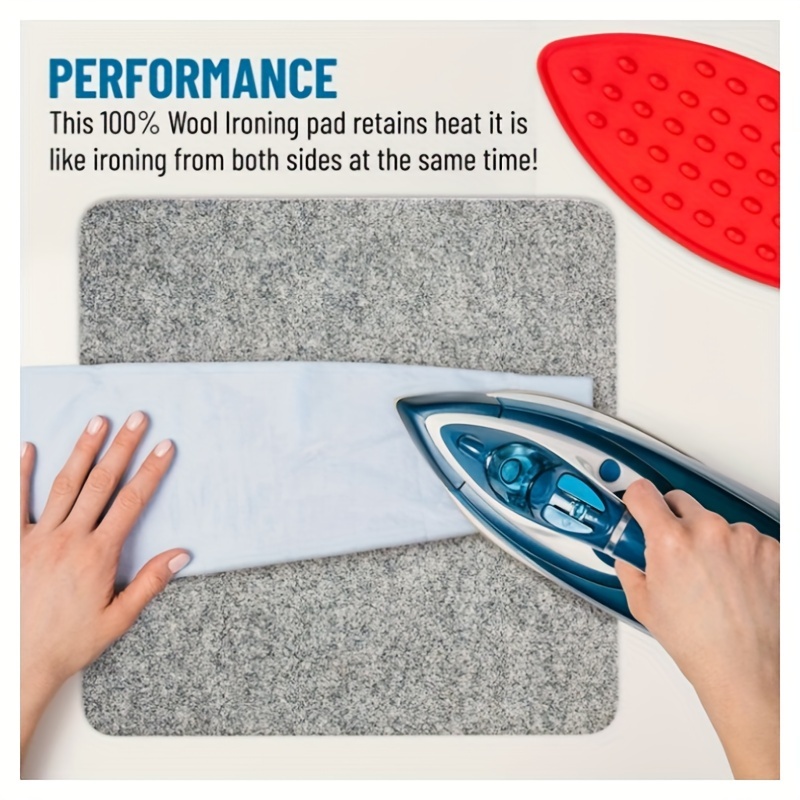 Household Wool Felt Pressing Mat Heat-resistant Ironing Mat for Quilters 