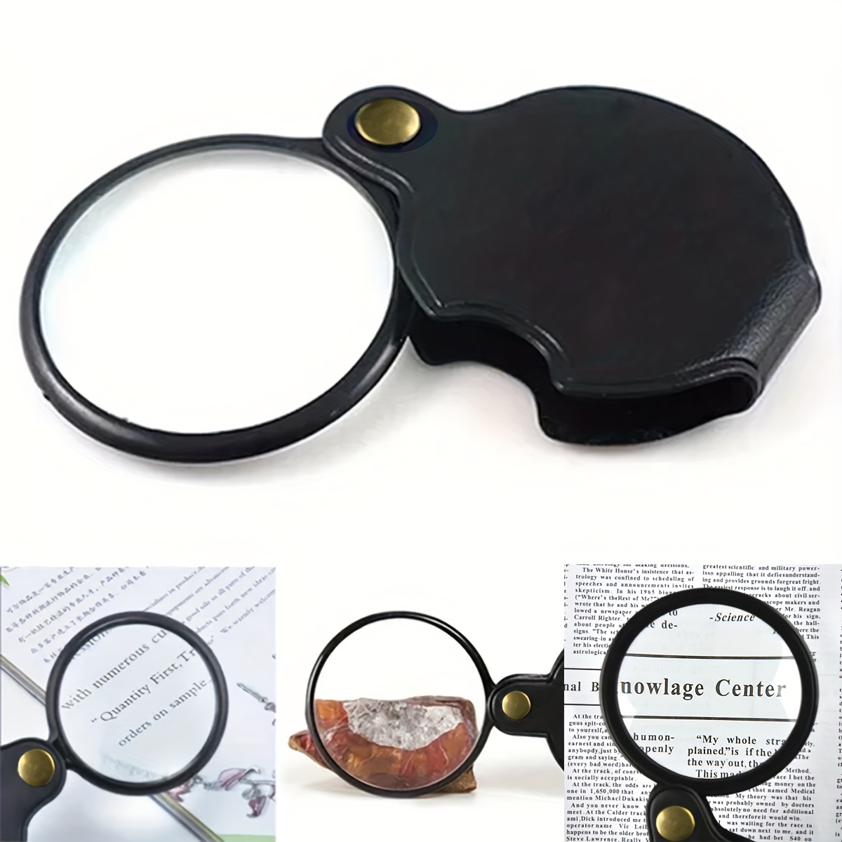  Coin Magnifier, USB Rechargeable 20X 30X Lighted Magnifying  Glass with Light Handheld for Currency Seniors Reading Crafts Jewelry  Hobbies : Arts, Crafts & Sewing