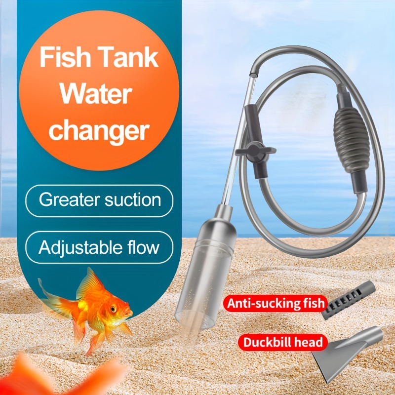Aquarium Fish Tank Clean Siphon Sable Fumier Pompe de vidange