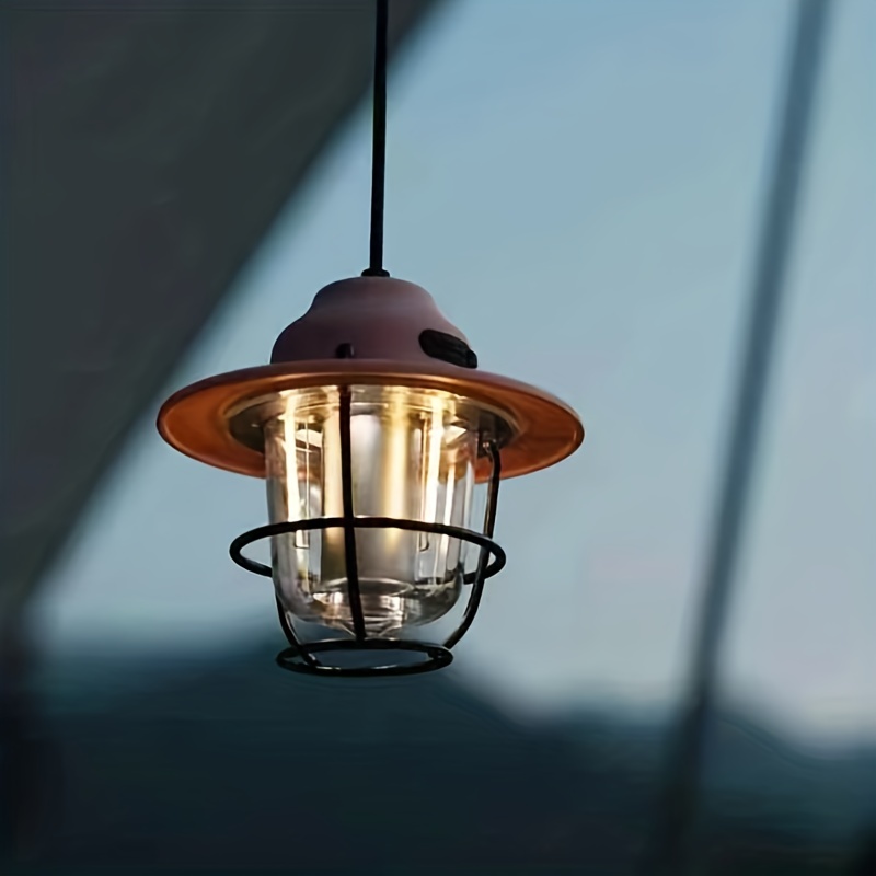 Vintage Led Camping Lantern Rechargeable Hanging Edison - Temu