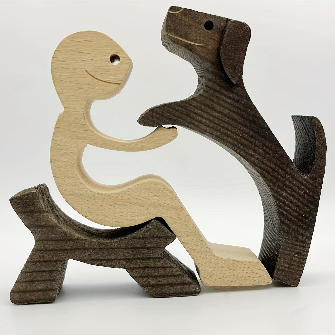 Sculptures animaux en bois fait main