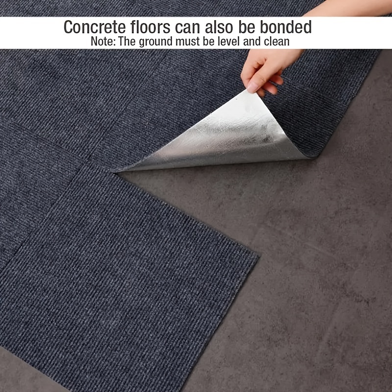 Diy Self adhesive Tile Carpet Square Long Peel Paste Bedroom - Temu
