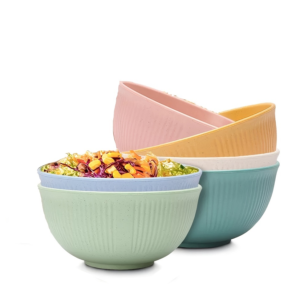 4pcs, Plastic Mixing Bowls With Lids, Salad Mixing Bowl Set, For Food  Storage, Meal Prep, Salad And More, Kitchen Gadgets, Kitchen Accessories