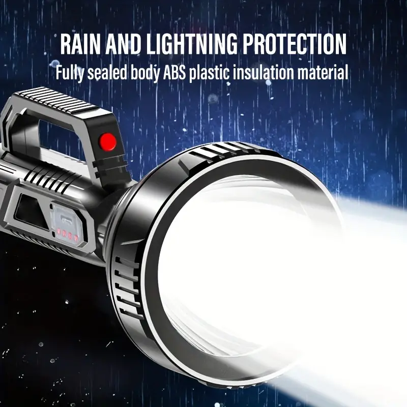 AF-WAN Lampe Torche LED Rechargeable Ultra Lumineuse 9000 mAh 7000 lumens,  Lampe de Poche Projecteur Portable pour Randonnée Camping : :  Bricolage