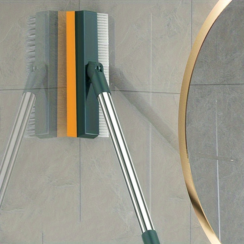 Bathroom cleaning brush ceramic tile gap floor bristles long