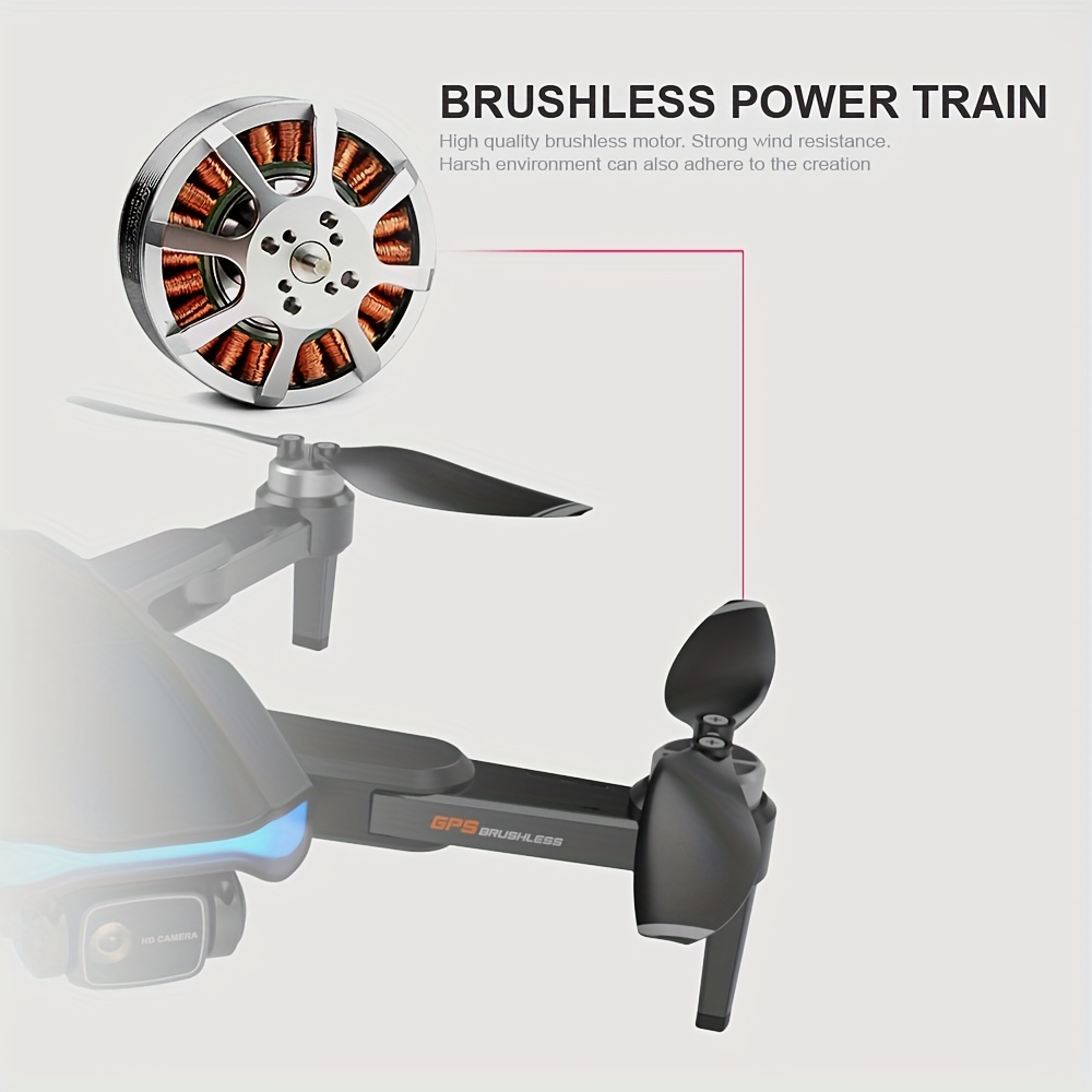 F188 GPS RC Drone With Dual Camera, 5G Remote Signal, Optical Flow Hovering, Smart Follow, One-Key Return, Gesture Control, With Storage Bag details 3