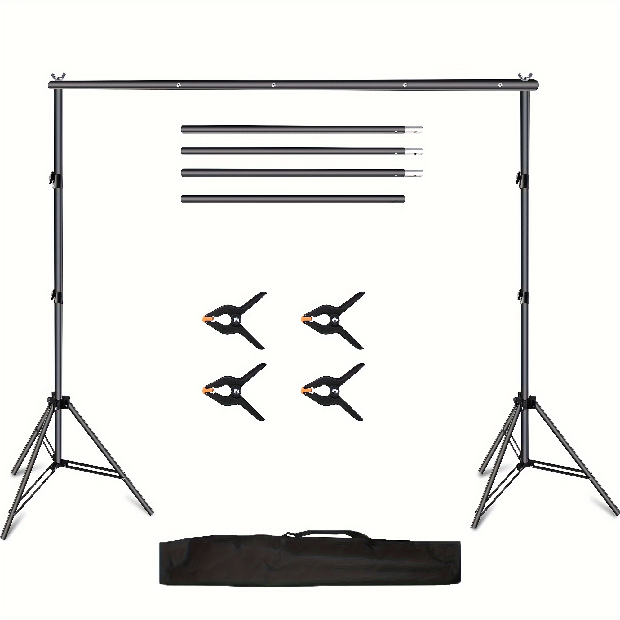 Backdrop Stand Kit 7x7ft/2x2m,adjustable Photo Video Studio