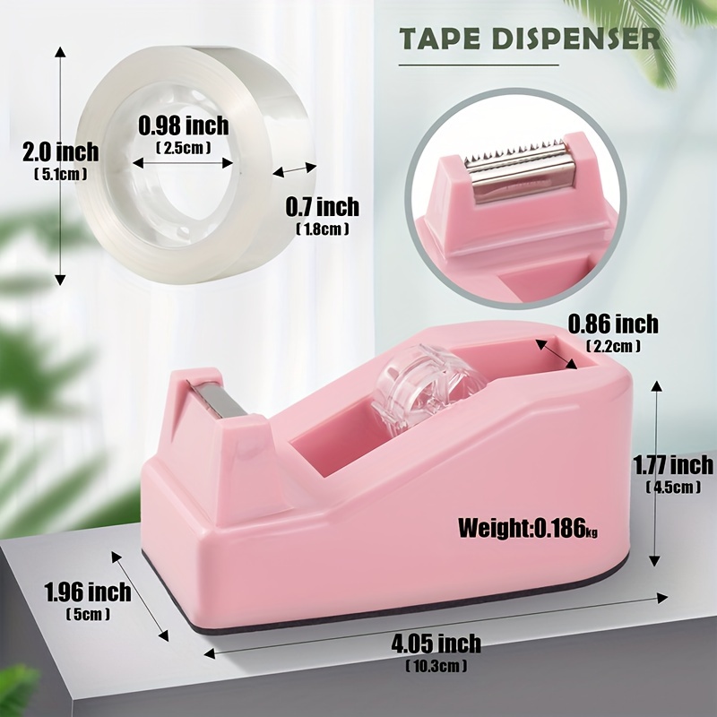 Delixi Tape Dispenser Width Less 48mm Transparent Tape - Temu