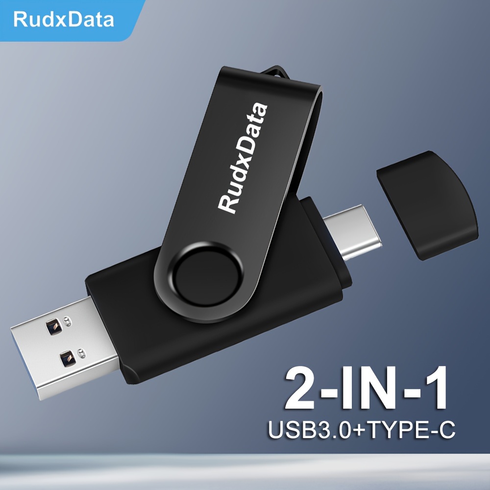RudxData Clé USB 32Go-64Go-256Go Grande Capacité Haute Vitesse Double Usage  Type-C U Disque Pour Téléphones Portables Et Ordinateurs - Temu France