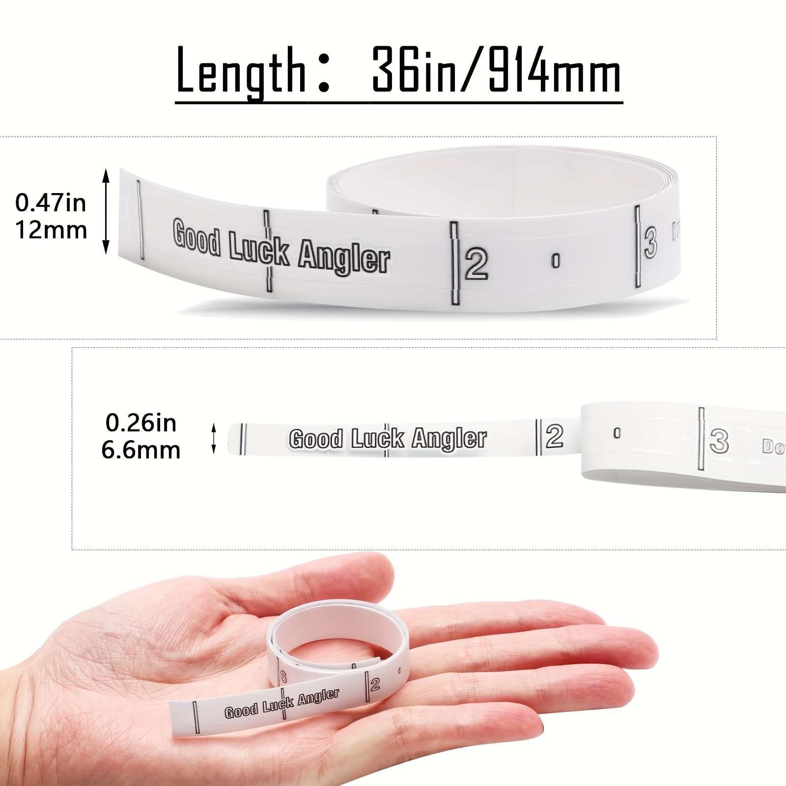 Accurately Measure Catch Rti Non wrinkle Lure Soft Measuring - Temu