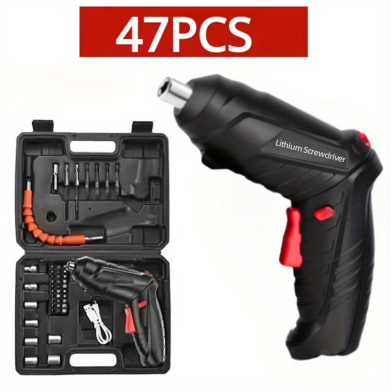 Cordless Electric Screwdriver Rechargeable Mini Electric Screwdriver Set  Power