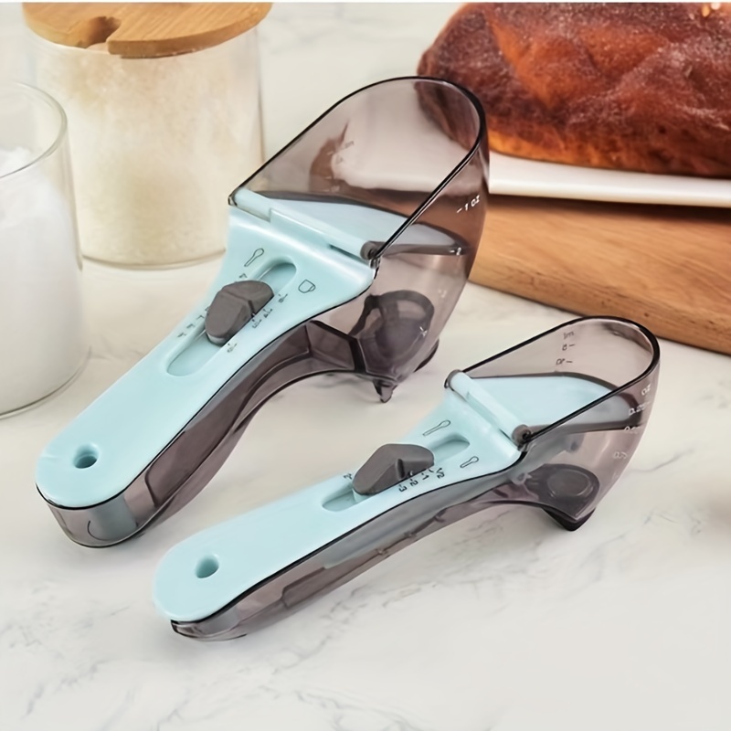 Adjustable Measuring Cups And Spoons Set Measuring Spoons - Temu