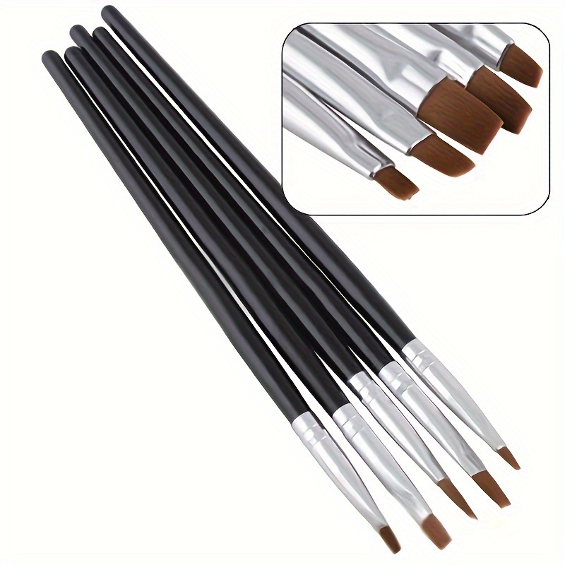 Nail Gradient Brush Nail Liner Brushes For Manicure Pedicure - Temu
