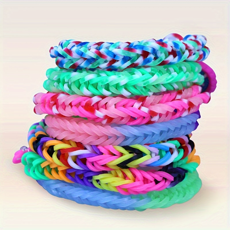 Big rubber hot sale band bracelets