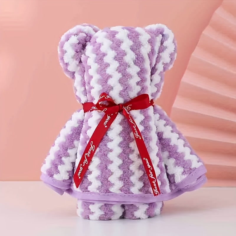 Cartoon Cute Fingertip Towel, Cartoon Animal Embroidered Small Hand Towel,  Household Soft Small Face Towel - Temu