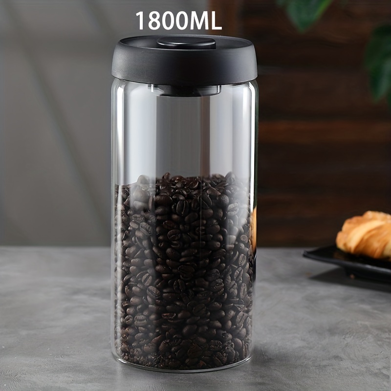 Bote de café de seguimiento de fecha de 1500 ml con válvu para preservar de  los alimentos herméticas Baoblaze Bote de café hermético
